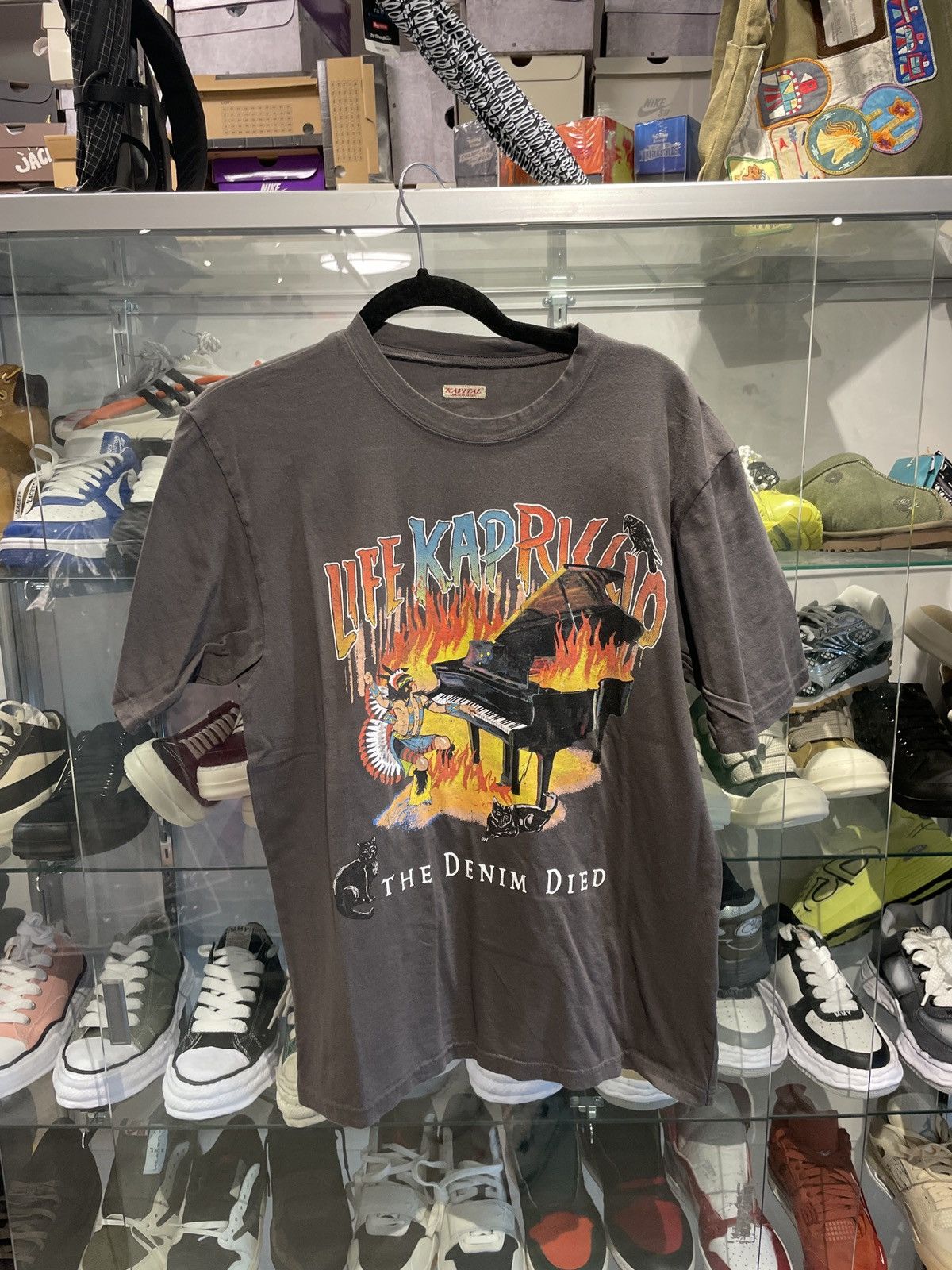 Kapital Kapital Burning Piano T-Shirt Black Size US S / EU 44-46 / 1 - 1 Thumbnail