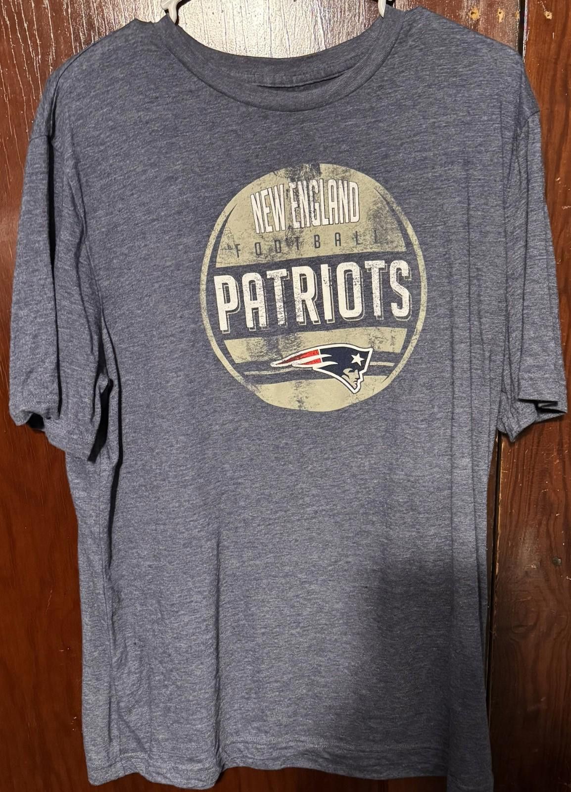 The Unbranded Brand New England Patriots T Shirt Men L Blue Tee NFL Football Size ONE SIZE - 1 Thumbnail
