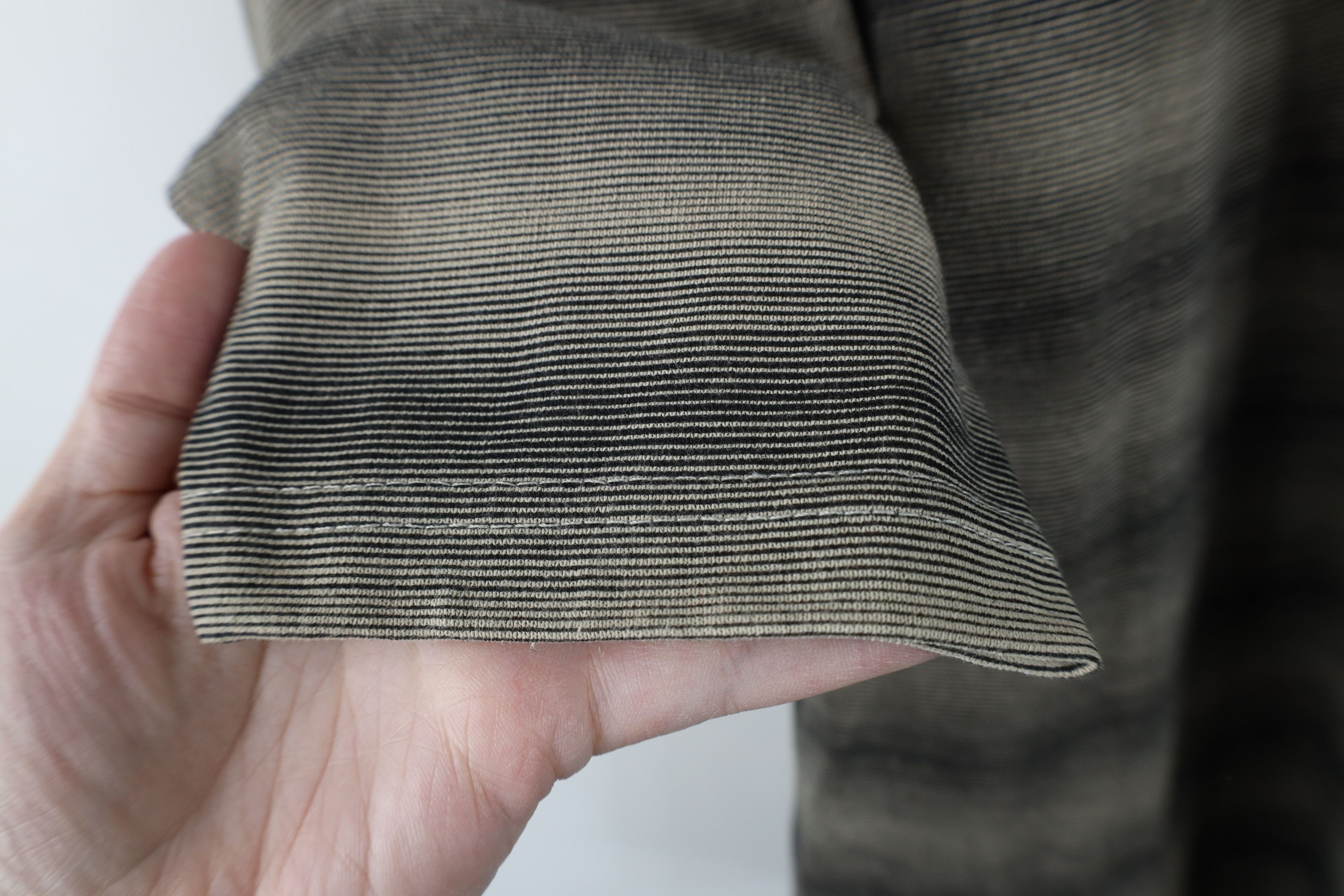Vintage Vintage 90s Bugle Boy Striped Baggy Fit 3/4 Sleeve T-Shirt Size US L / EU 52-54 / 3 - 6 Thumbnail