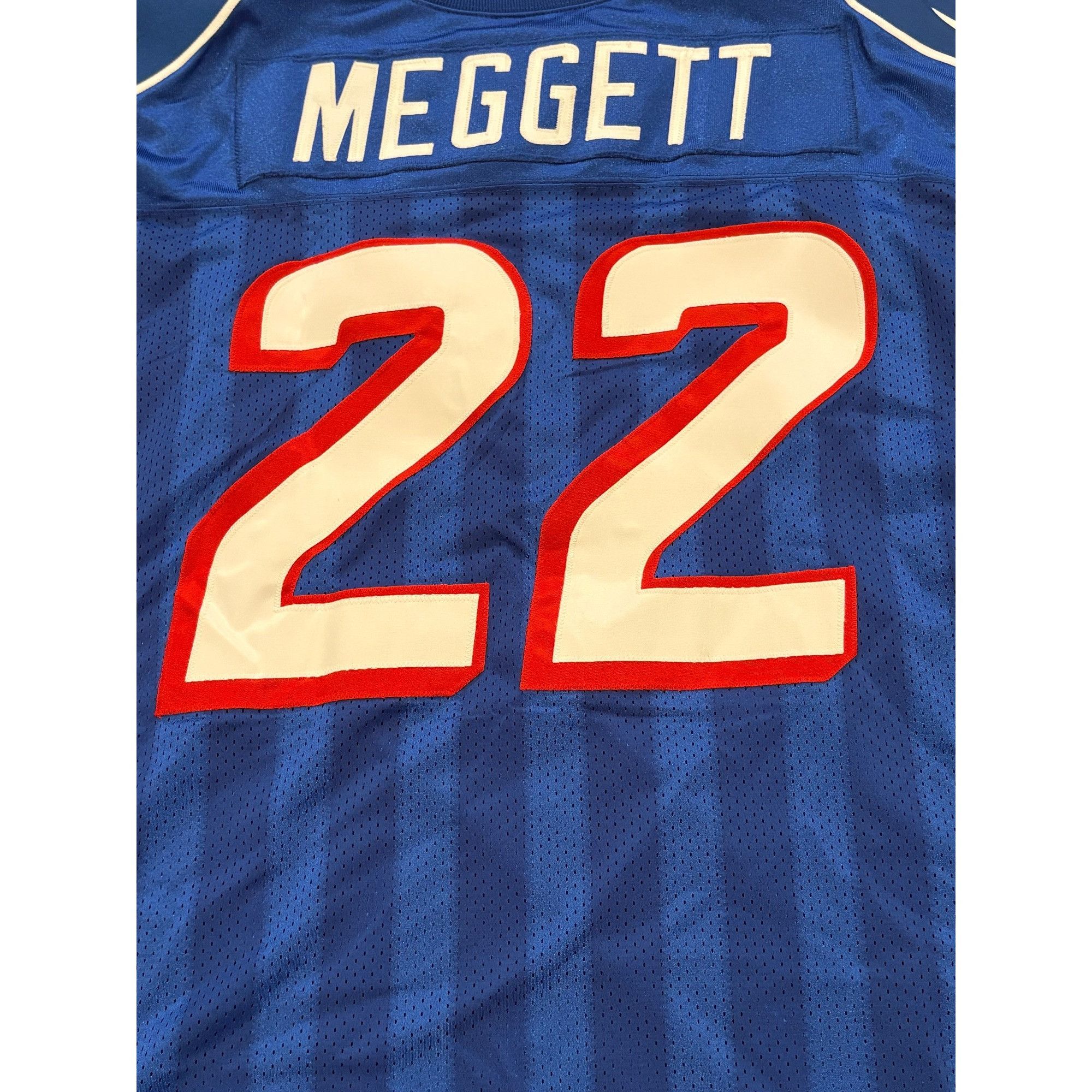 Starter Vtg 90's Starter New England Patriots Dave Meggett #22 Authe Size US XL / EU 56 / 4 - 6 Thumbnail
