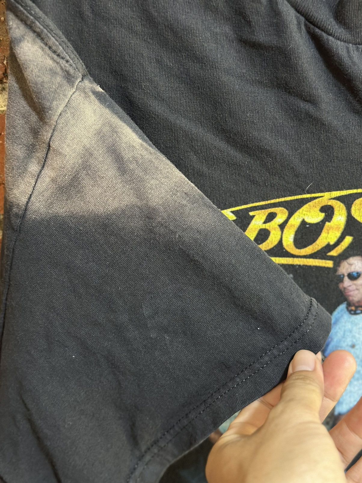 Band Tees × Vintage Thrashed Vintage Boston Band Sun Faded Tee Size US XL / EU 56 / 4 - 4 Thumbnail