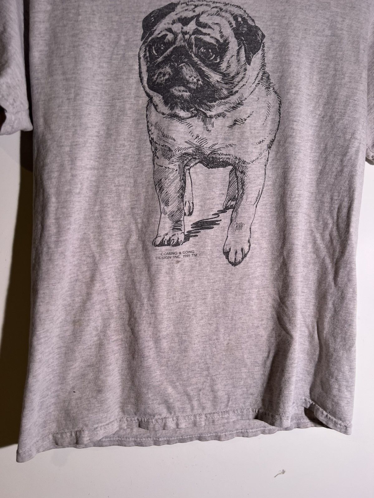 Vintage 90’s 2000’s Y2K VTG Vintage Pug Dog Pet Animal Retro T Shirt Size US S / EU 44-46 / 1 - 4 Thumbnail