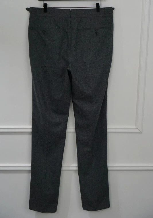 Suitsupply Men Suitsupply Bradon Trousers Flannel Wool Grey UK/US42L Size 42L - 2 Thumbnail