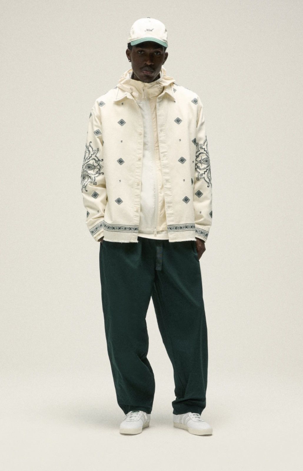 Kith KITH Embroidered white denim shirt Size US XL / EU 56 / 4 - 10 Thumbnail