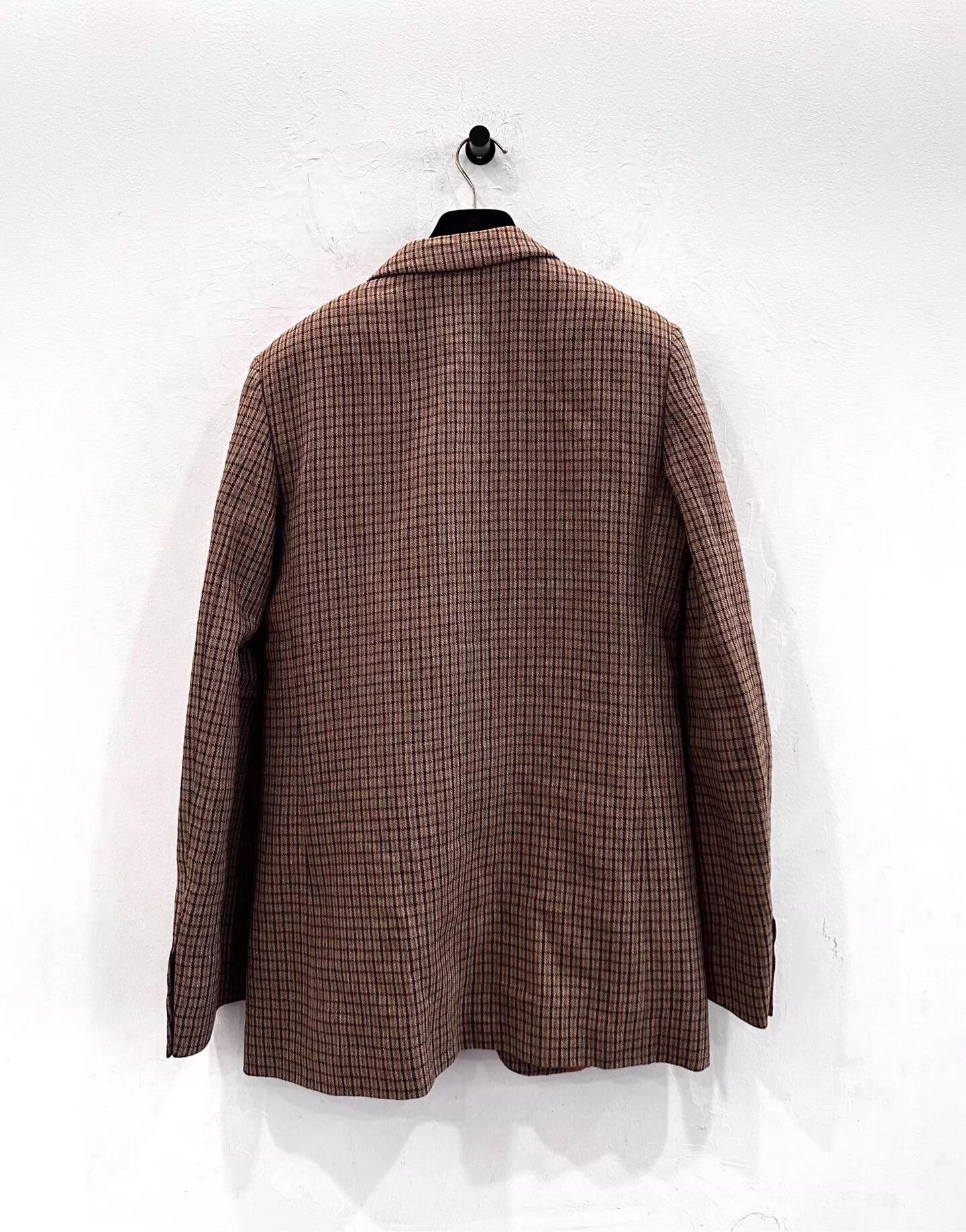 Gucci Gucci x Eschatology Womens Brown Linen Check Blazer Size S / US 4 / IT 40 - 2 Thumbnail