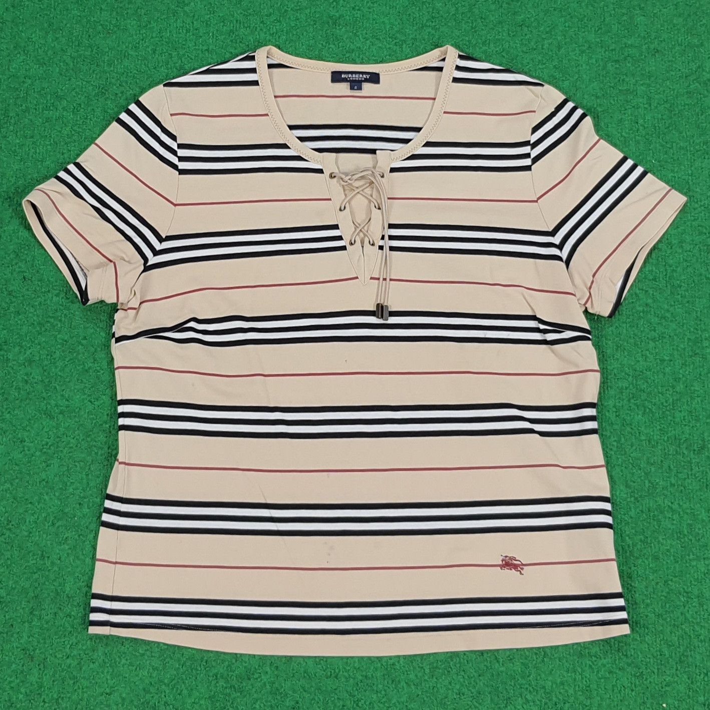 Vintage Burberry London Striped Tshirt