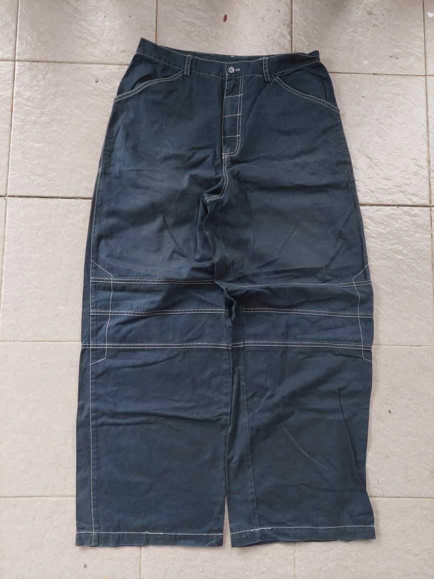 New York Yankees MLB X NEW YORK YANKEES BAGGY PANTS Y2K STREETWEAR Size US 33 - 5 Thumbnail
