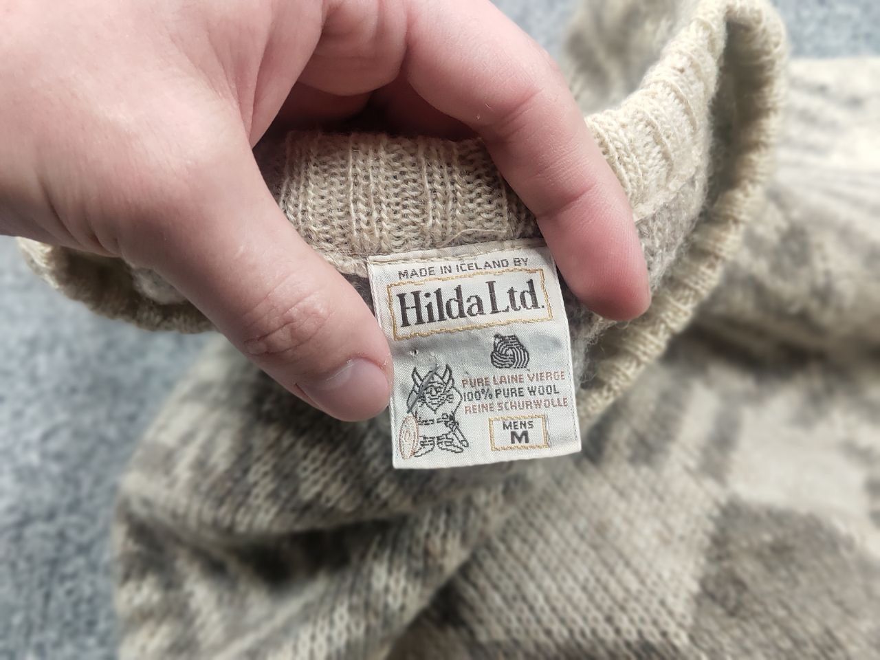 Dale Of Norway Vintage 80's Hilda Iceland hand Knit Pattern Wool Sweater Size US M / EU 48-50 / 2 - 12 Thumbnail