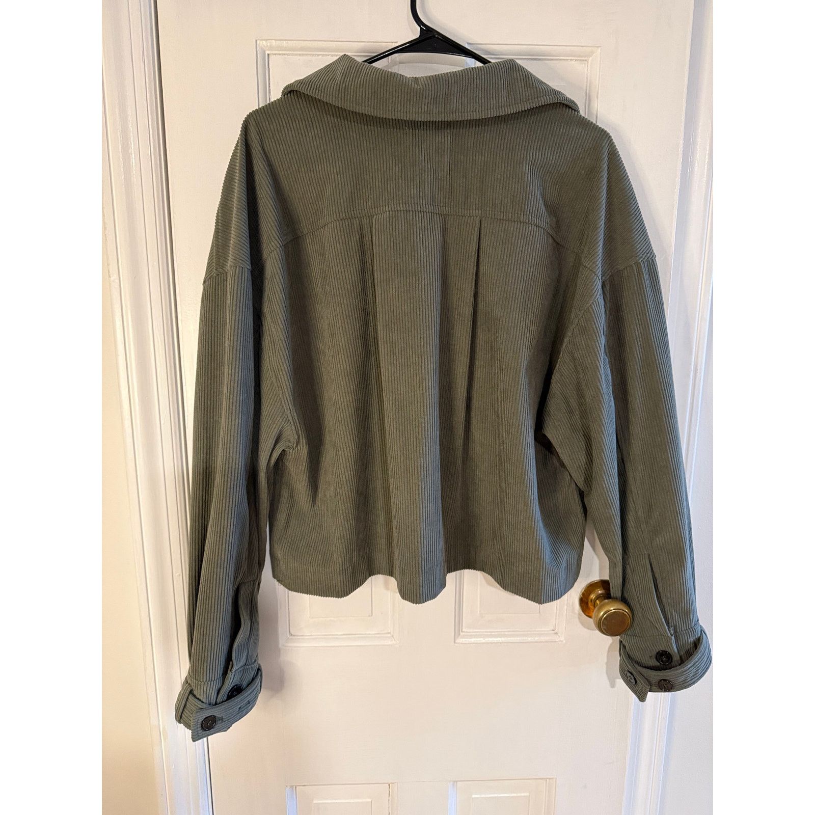 AVEC LES FILLES Avec Les Filles Green corduroy Jacket - Size Large Size S / US 4 / IT 40 - 2 Thumbnail