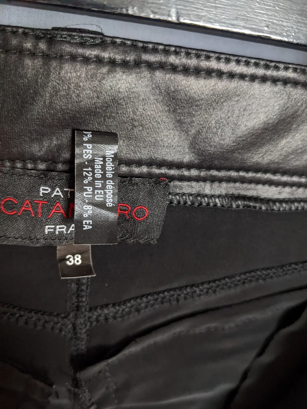 Designer Patrice Catanzaro Vinyl Pants Size US 29 - 5 Thumbnail