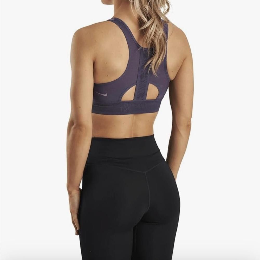 Nike Nike Swoosh Ultrabreathe Sports Bra Purple Small Size ONE SIZE - 2 Thumbnail