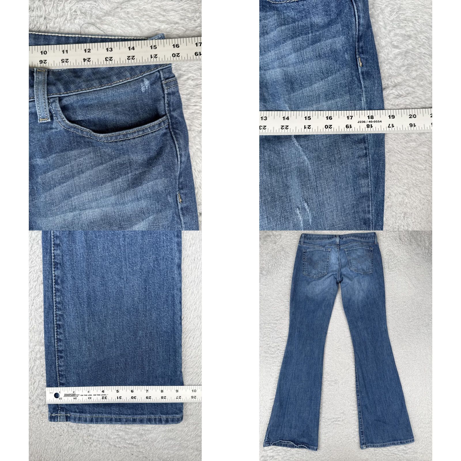 Vintage William Rast Jeans Womens 29 Blue Medium Wash Bootcut Stretch Denim Fit Target Jeans Womens 29 Blue Medium Wash Bootcut Stretch Denim Size 29" - 9 Thumbnail