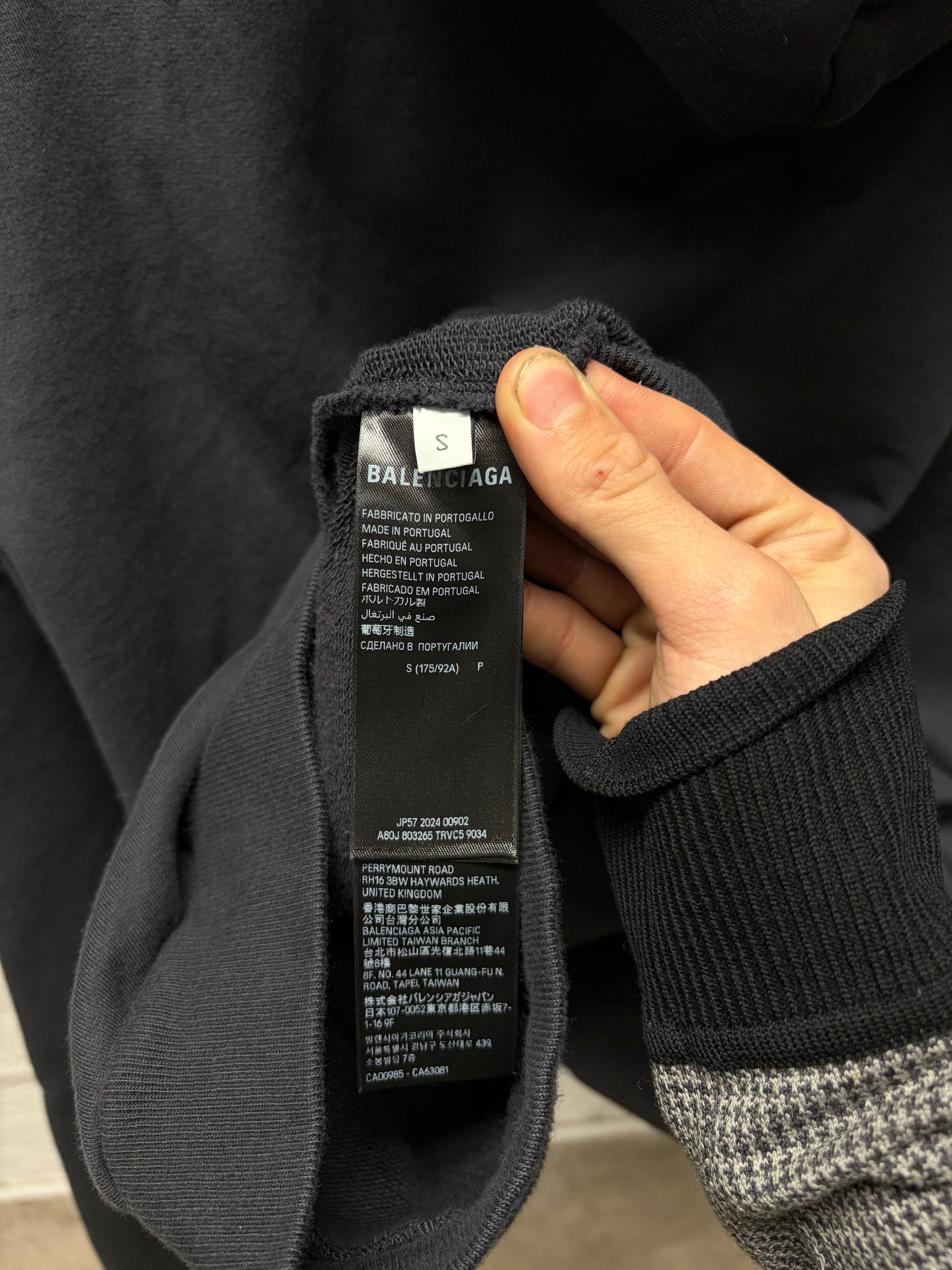 Balenciaga SS2025 Balenciaga ‘Keep Calm’ Parody Oversized Black Slogan Hoodie Size US S / EU 44-46 / 1 - 5 Thumbnail