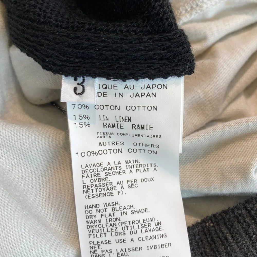 Yohji Yamamoto Yohji Yamamoto pour homme/14SS Linen Blend Switch Cardigan Size US L / EU 52-54 / 3 - 7 Thumbnail