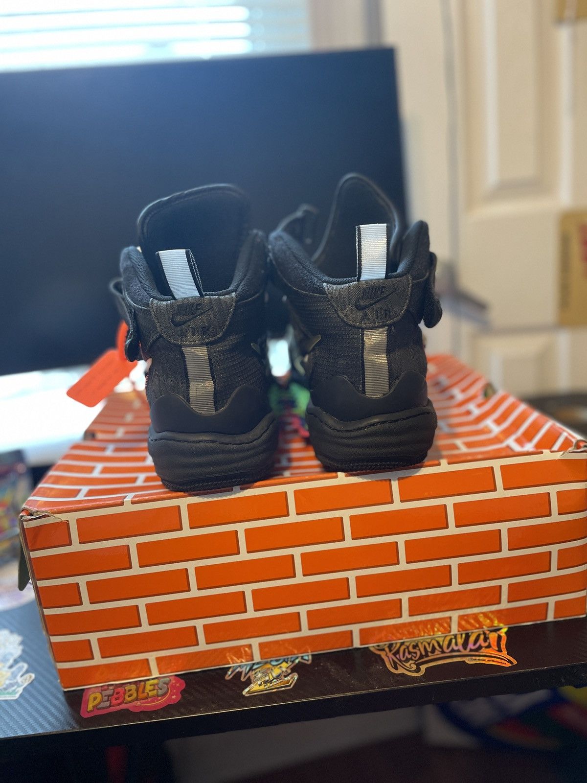 Nike × Virgil Abloh Black Virgil Abloh Nike AF1 Size US 12 / EU 45 - 3 Thumbnail