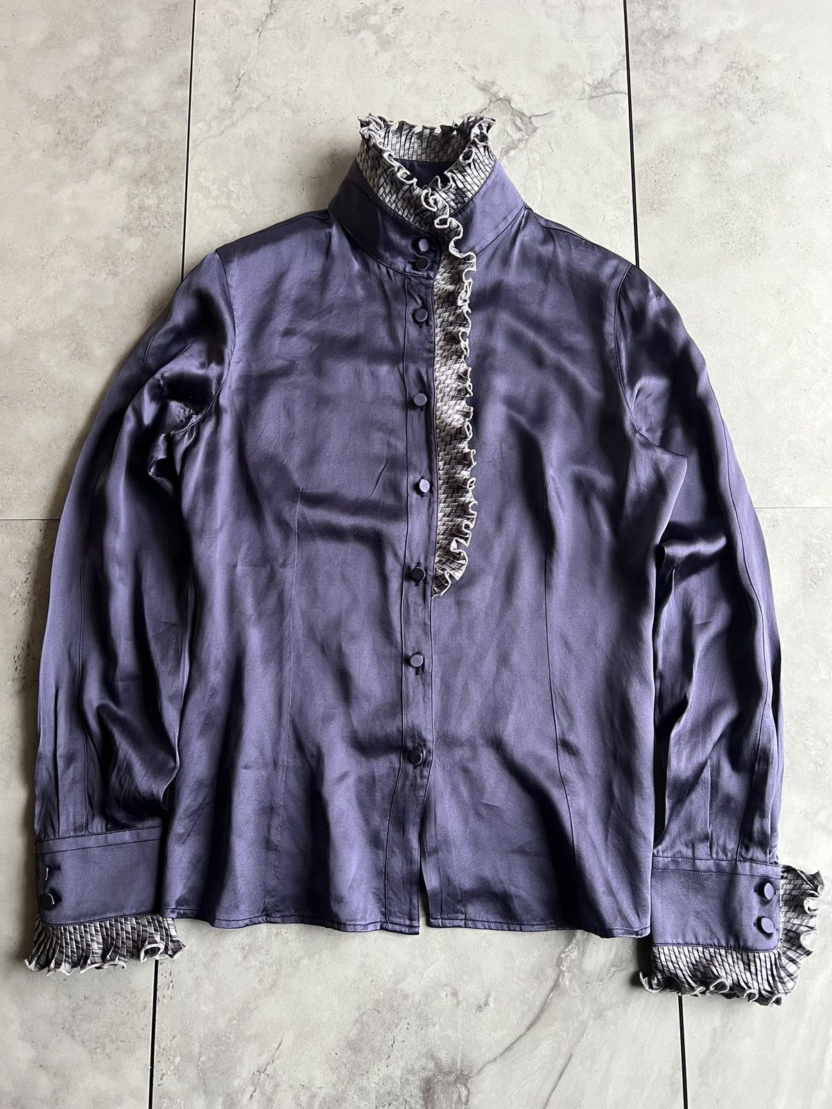 Emporio Armani Emporio Armani Silk Blouse Size US S / EU 44-46 / 1 - 1 Thumbnail