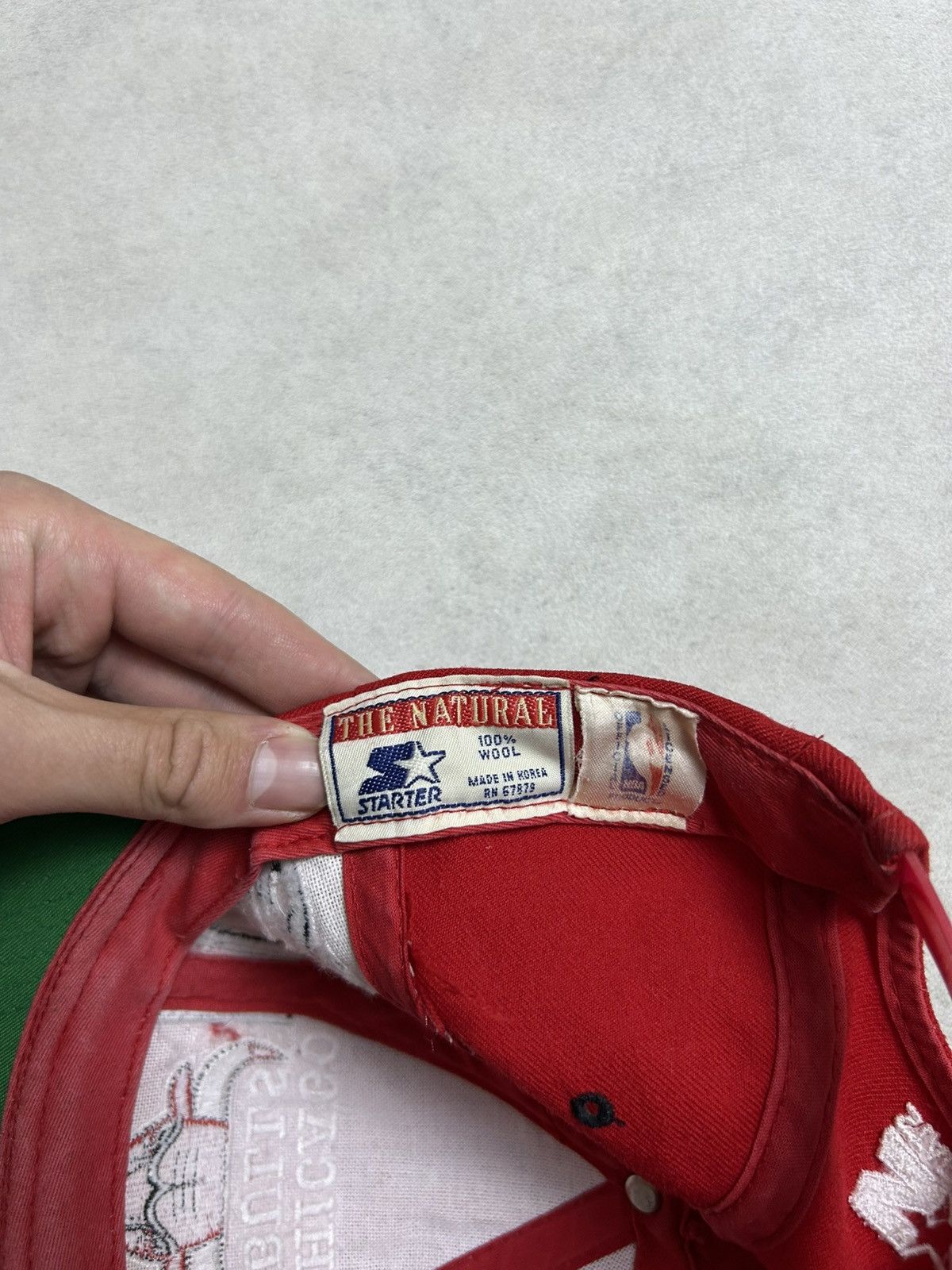 NBA × Vintage Rare Vintage Chicago Bulls Hat Size ONE SIZE - 6 Thumbnail