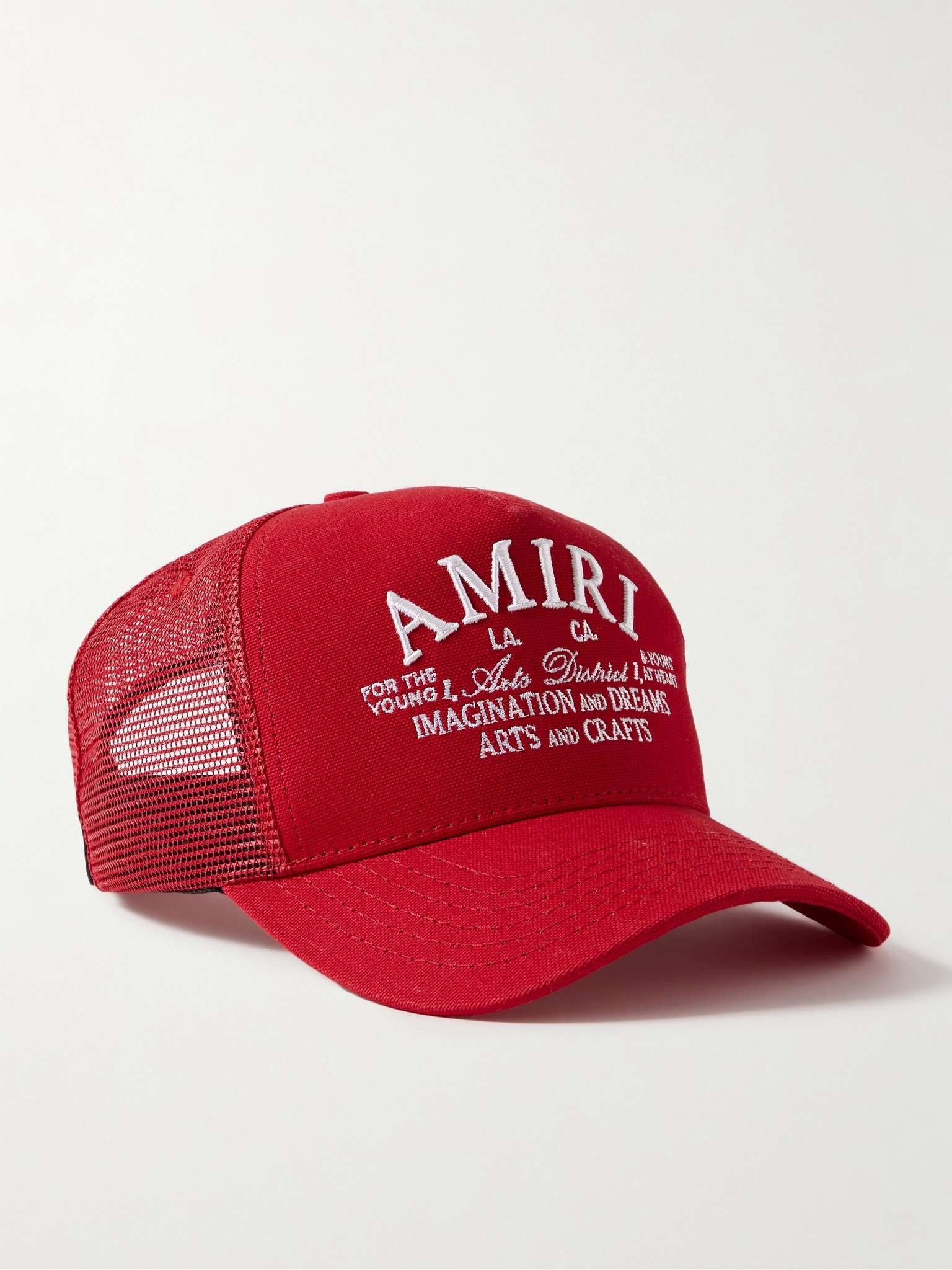 Amiri o1s1wg110725 Size: OS / Arts District Logo Cap / Hat in Red Size ONE SIZE - 1 Thumbnail