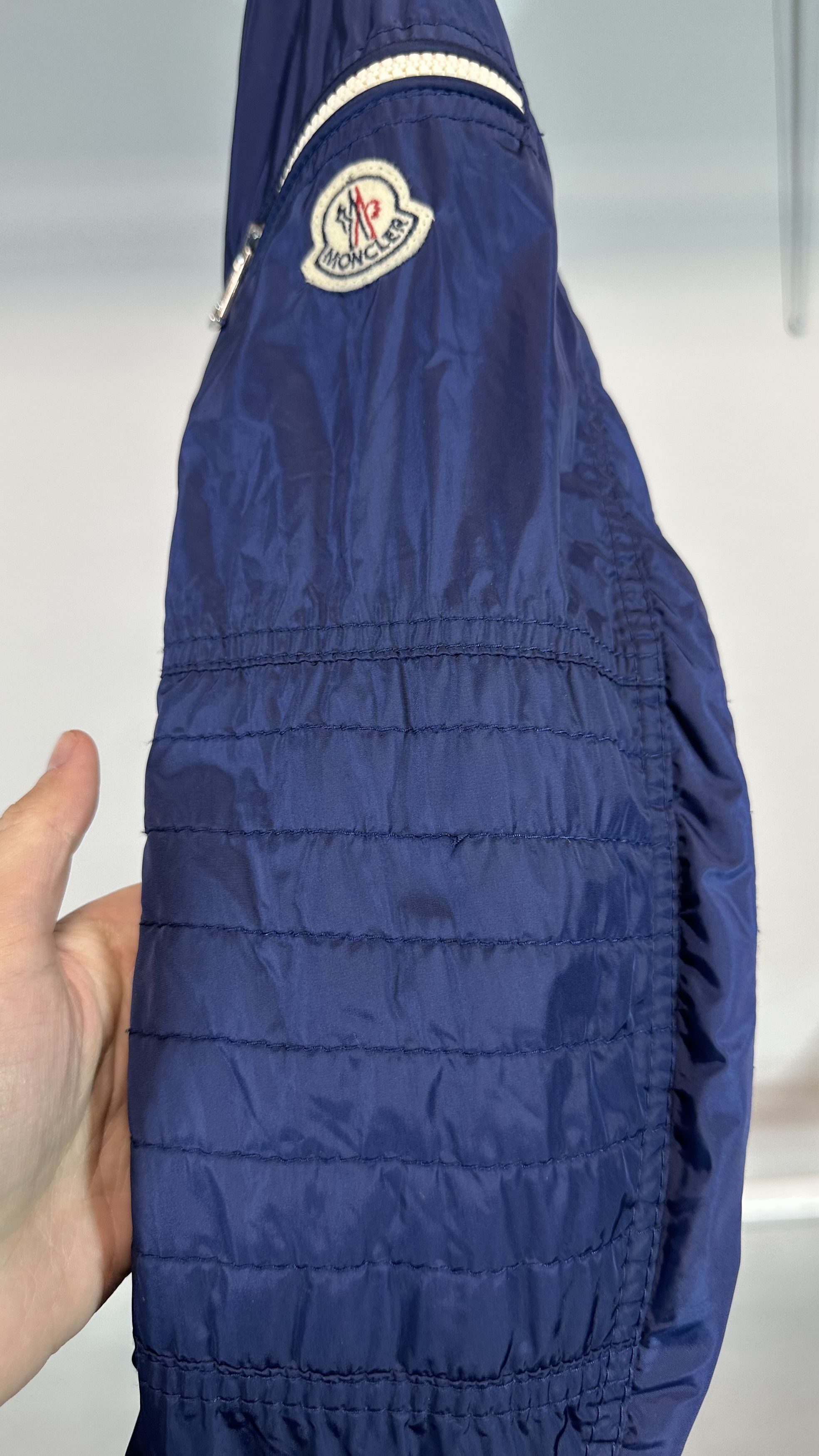 Moncler MONCLER THYM Blue Nylon Casual Windbreaker Bomber Jacket Size US L / EU 52-54 / 3 - 8 Thumbnail