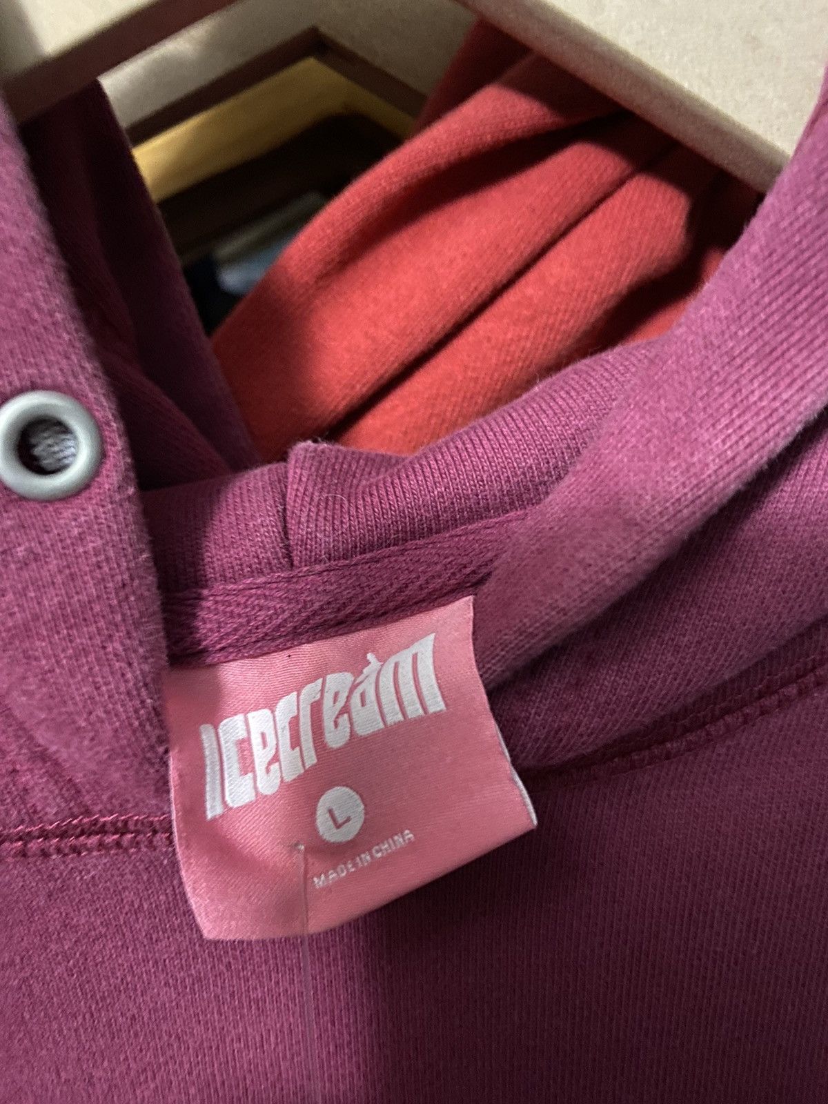 Icecream × Pharrell Maroon Ice Cream X Pharrell Hoodie Size US L / EU 52-54 / 3 - 3 Thumbnail