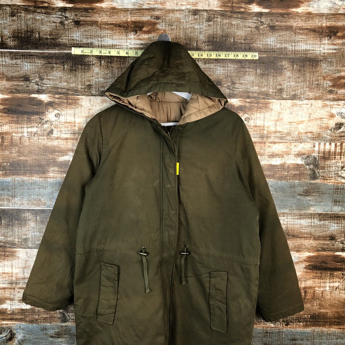Japanese Brand × Vintage Les Hwages Green faded Parkas Hoodie #A1616 Size US L / EU 52-54 / 3 - 2 Thumbnail