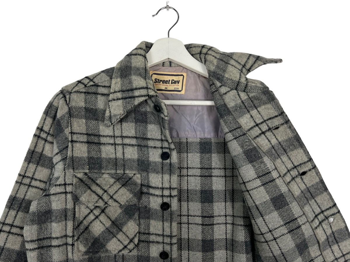 Japanese Brand × Vintage 🔥 VINTAGE STREET GUY PLAID WOOL CPO JACKET Size US M / EU 48-50 / 2 - 10 Thumbnail