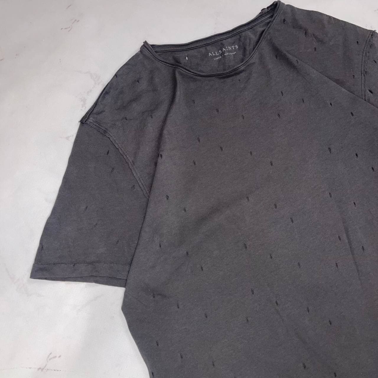 Allsaints distressed allsaints tshirt hole size L\ Size US L / EU 52-54 / 3 - 2 Thumbnail