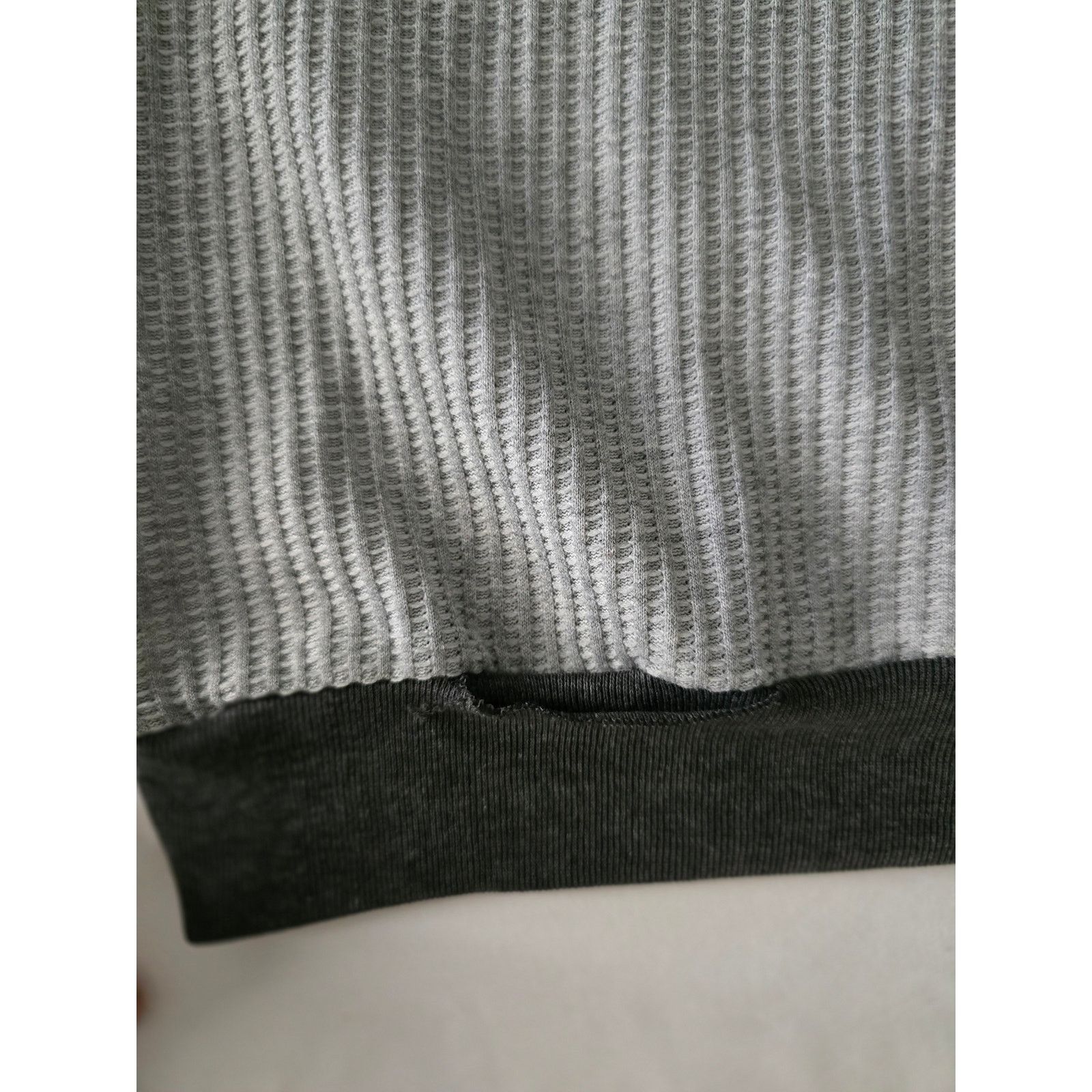 Vintage Essentials International Choice M Waffle Knit Sweatshirt Size US M / EU 48-50 / 2 - 10 Thumbnail