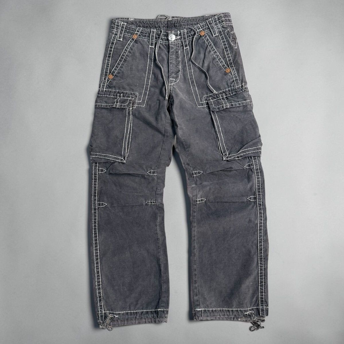 True Religion TRUE RELIGION Rare Vintage baggy cargo pants “Anthony” Size US 29 - 3 Thumbnail