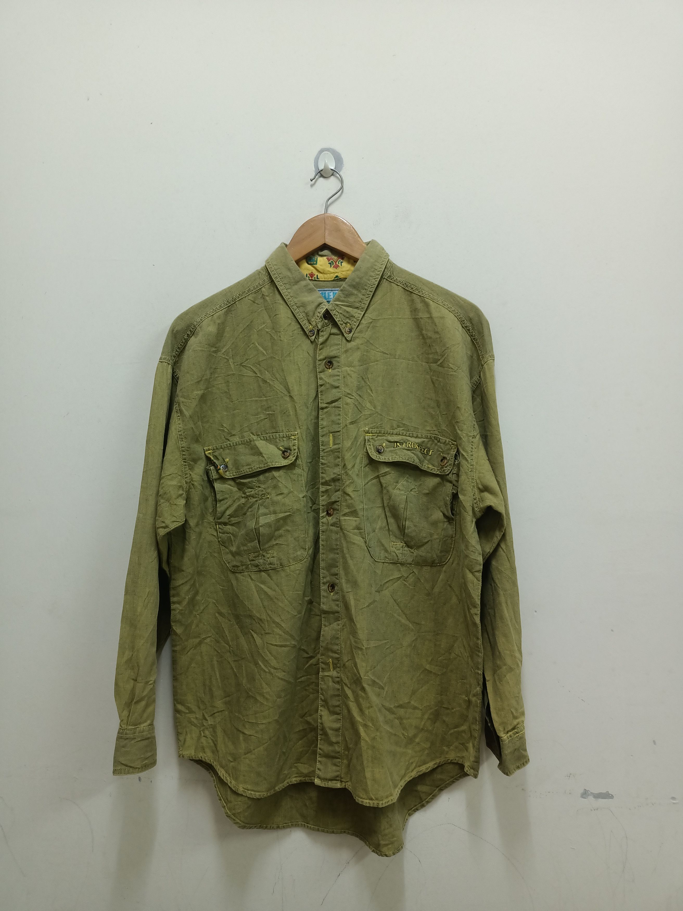 Bugle Boy Vintage 90s Bugle Boy double pockets shirt Size US XL / EU 56 / 4 - 1 Thumbnail