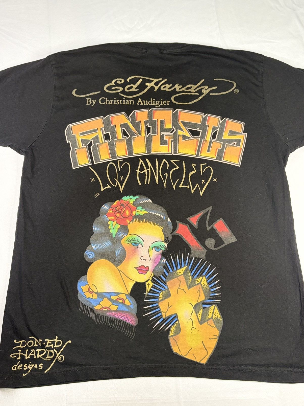 Ed Hardy Vintage y2k Ed Hardy Graphic Tee | $30 Size US L / EU 52-54 / 3 - 2 Thumbnail