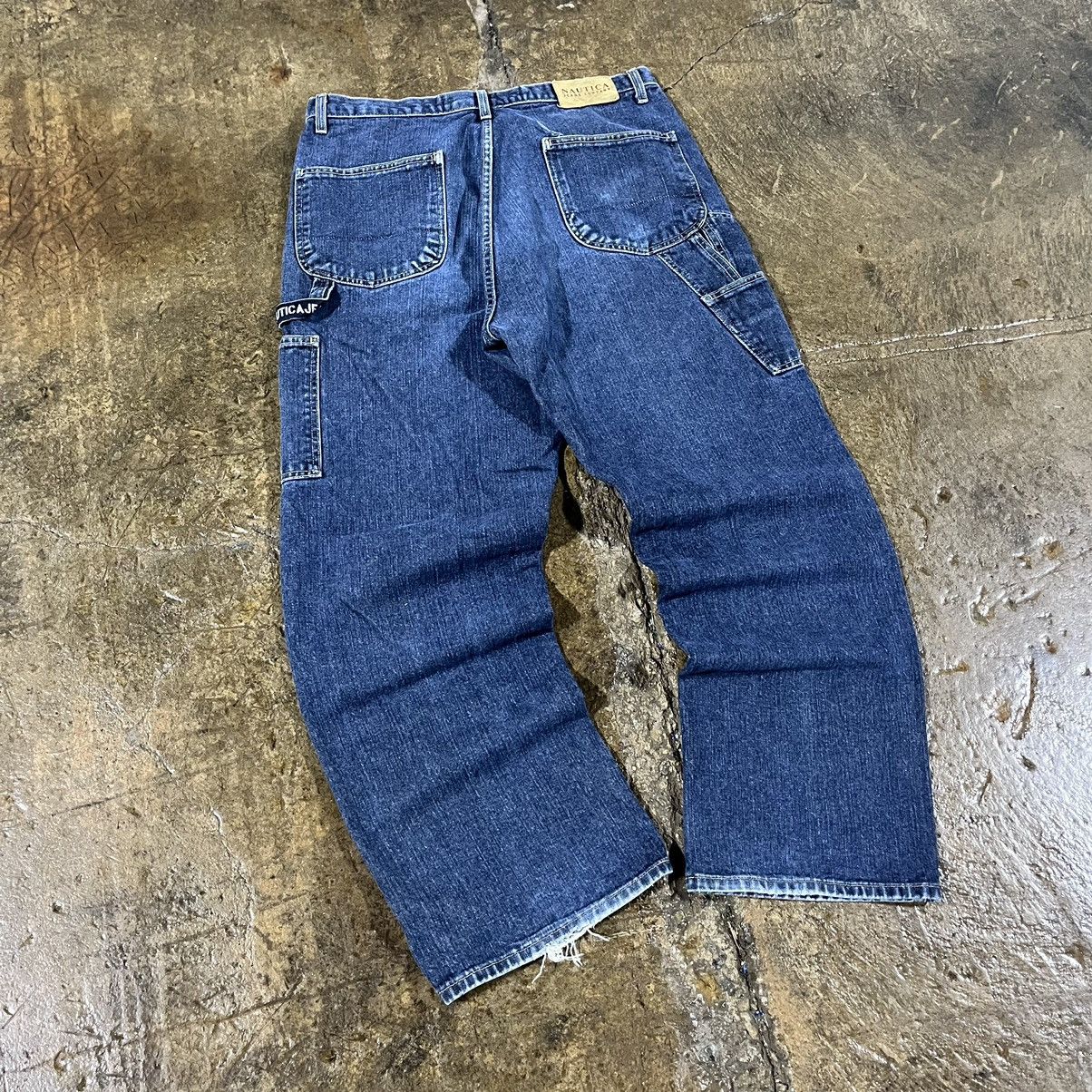 JNCO × Nautica × Vintage Crazy Vintage Y2K Nautica Carpenter Jeans Baggy Skater Size US 38 / EU 54 - 3 Thumbnail