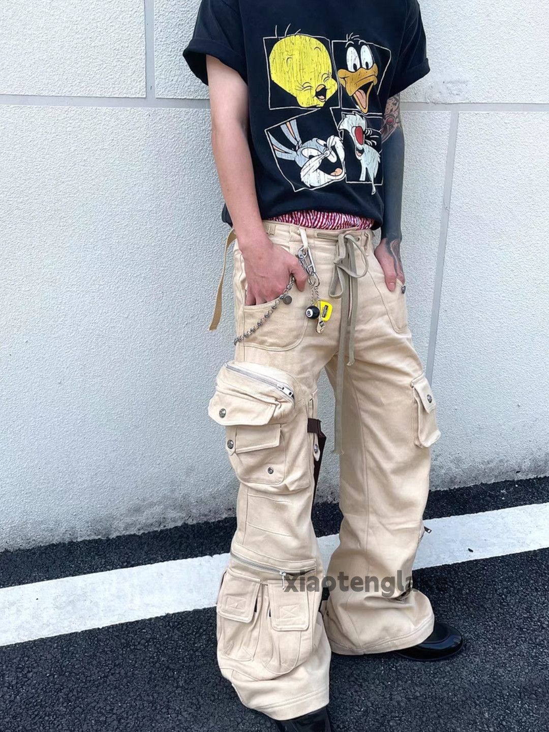 Vintage xz utility punk yuppie grunge outdoor military cargo pants Size US 32 / EU 48 - 1 Thumbnail