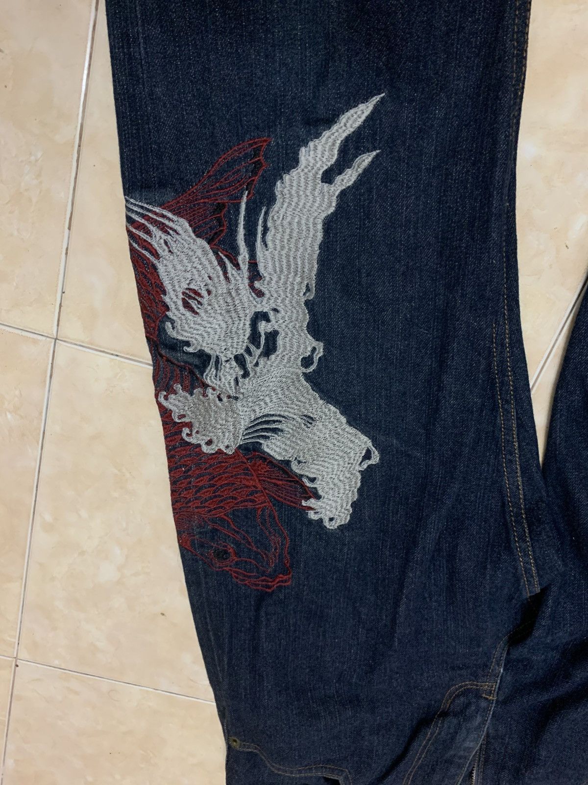Edition Japan Jeans koi Sukajan Denim Size US 32 / EU 48 - 3 Thumbnail