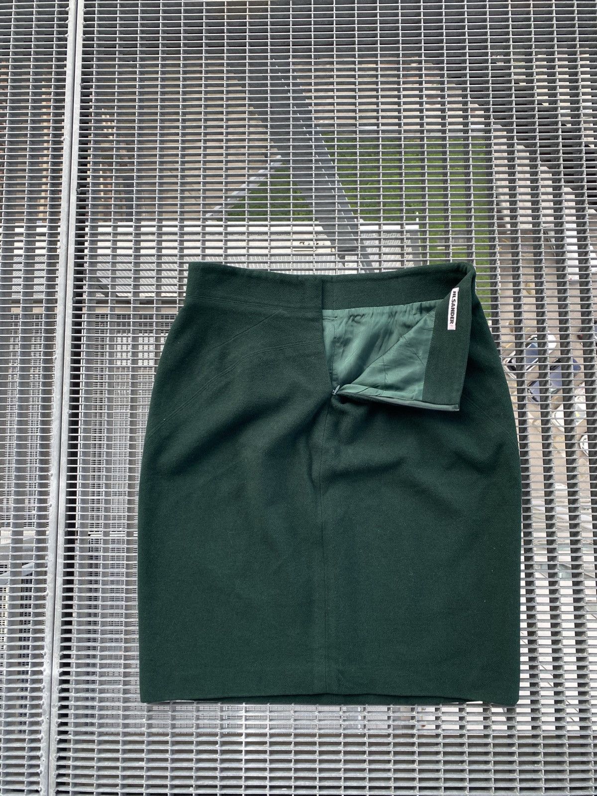 Jil Sander Vintage Jil Sander + Wool Skirt Size 30" / US 8 / IT 44 - 3 Thumbnail