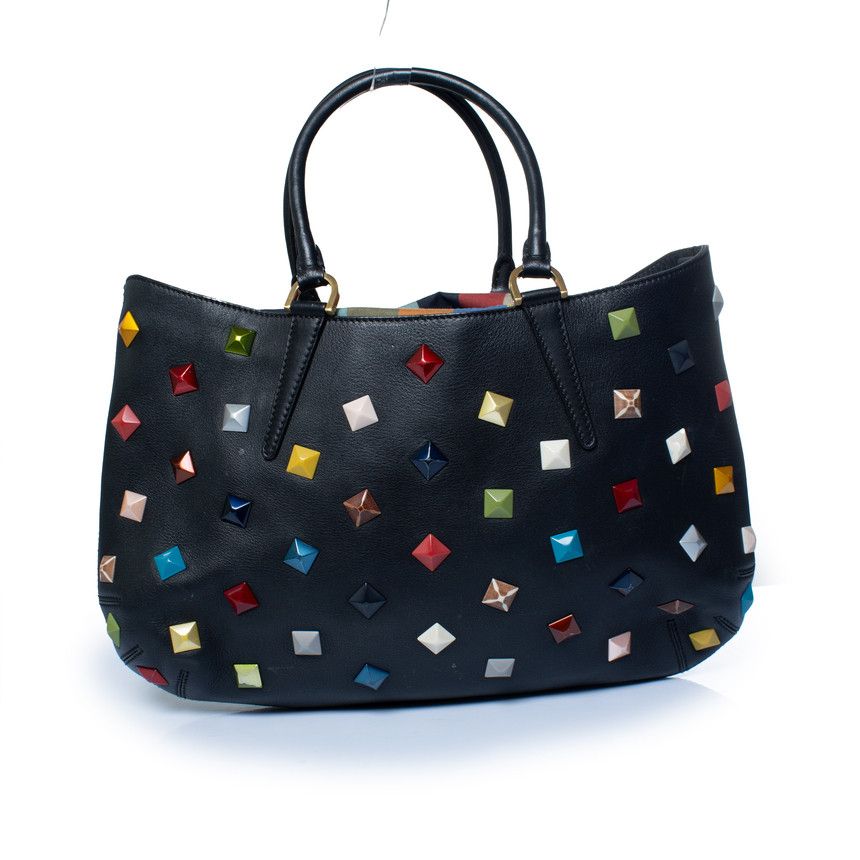 Fendi Fendi, B.Fab convertible studded medium tote Size ONE SIZE - 3 Thumbnail