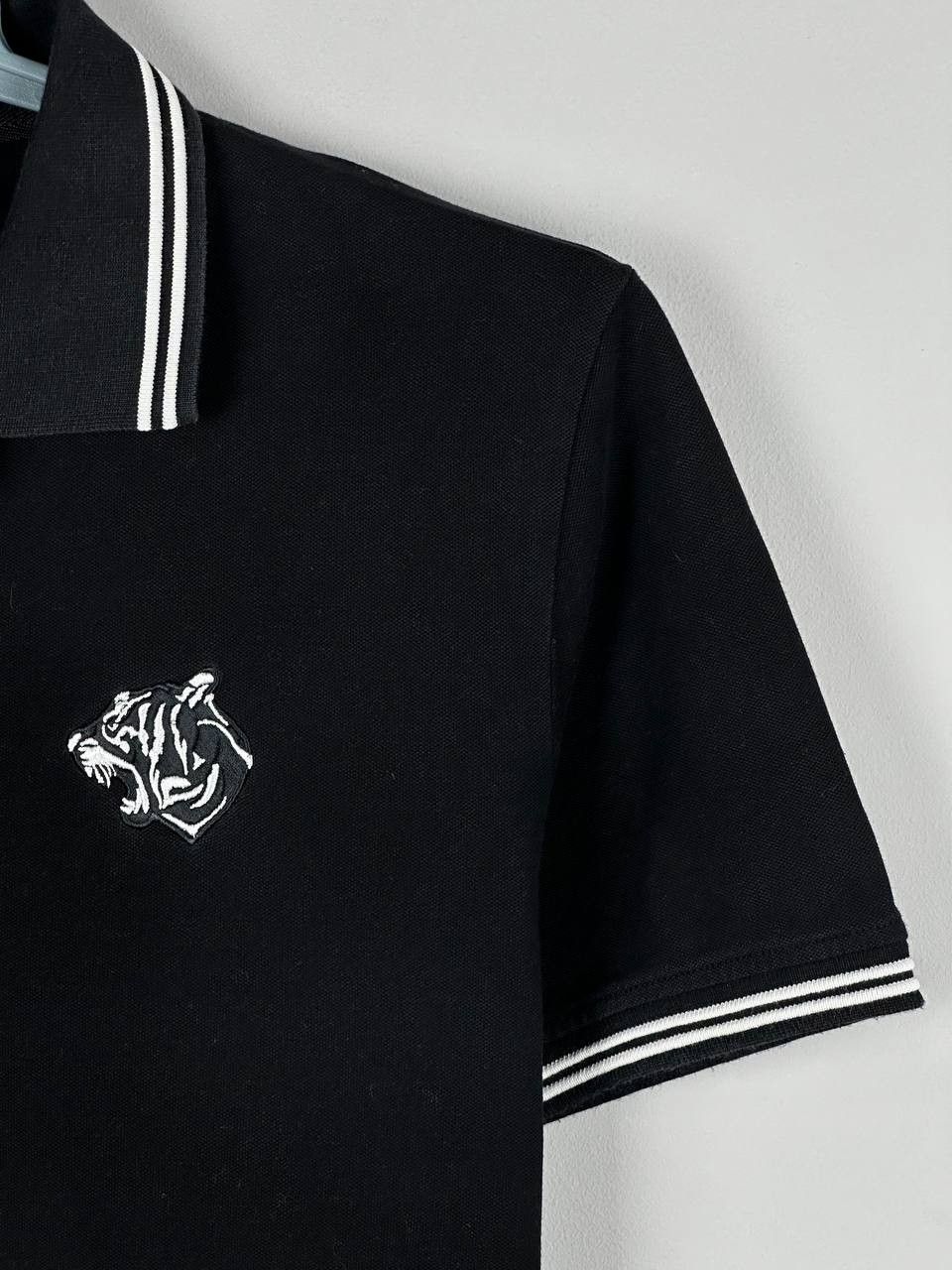 Just Cavalli Luxury Just Cavalli Black Polo T Shirt Tiger Logo Size US L / EU 52-54 / 3 - 4 Thumbnail