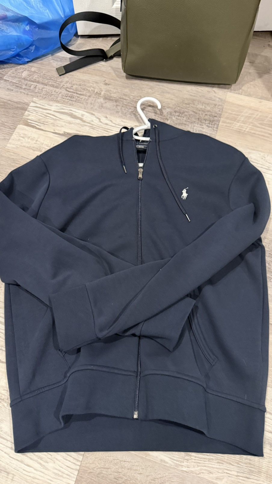 Polo Ralph Lauren Navy Blue Zip Up PRL Size US M / EU 48-50 / 2 - 1 Thumbnail