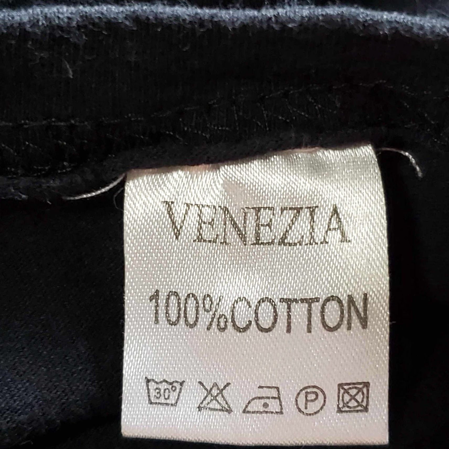 Vintage Venezia Italia T Shirt Black XL Souvenir Tee Travel Vacation Star Tag T-Shirt Men Vintage Stars Venezia Italia Size US XL / EU 56 / 4 - 7 Thumbnail