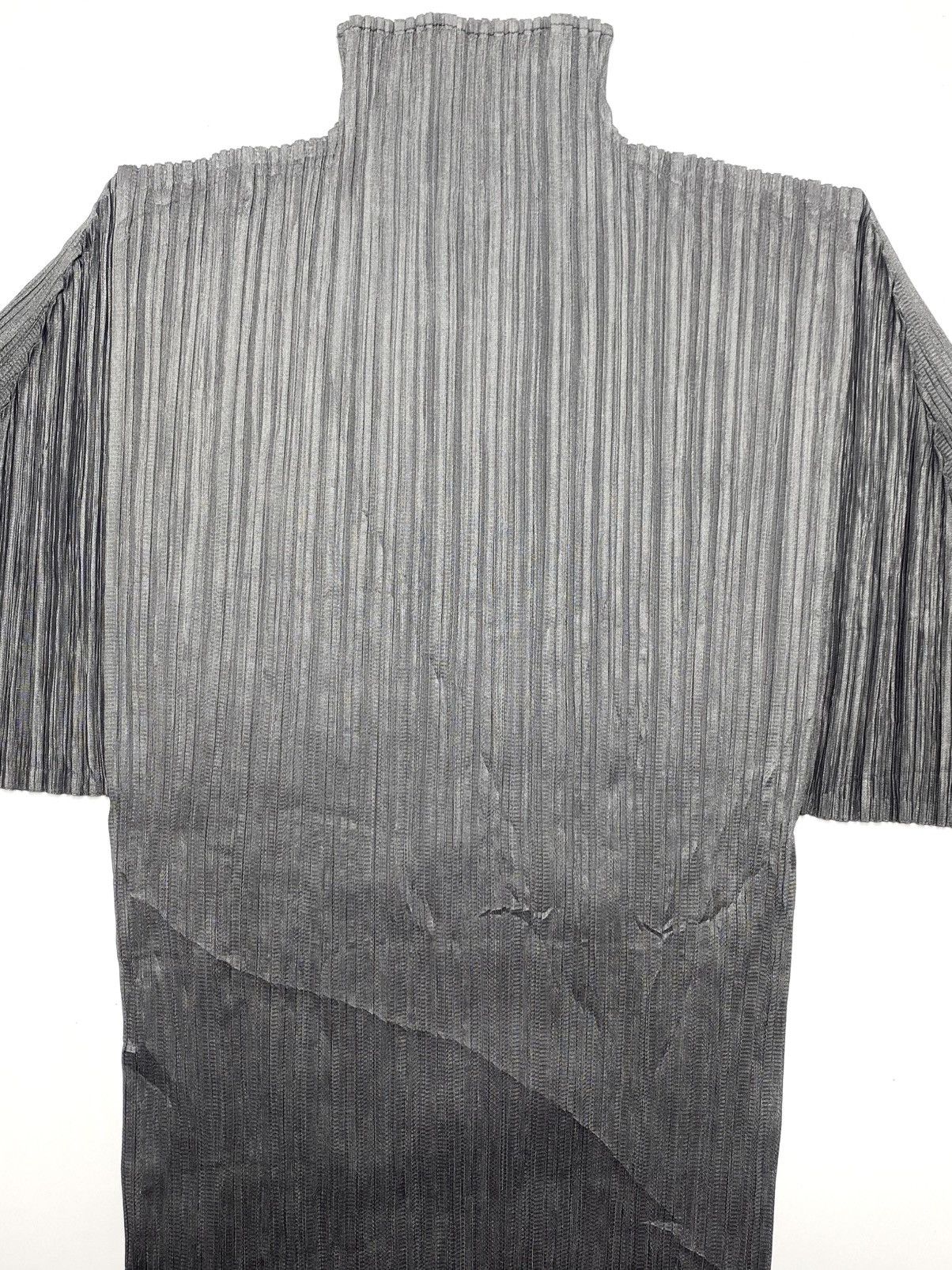 Pleats Please Issey Miyake Issey Miyake Pleats Please - Mock Neck Blouse Size L / US 10 / IT 46 - 4 Thumbnail