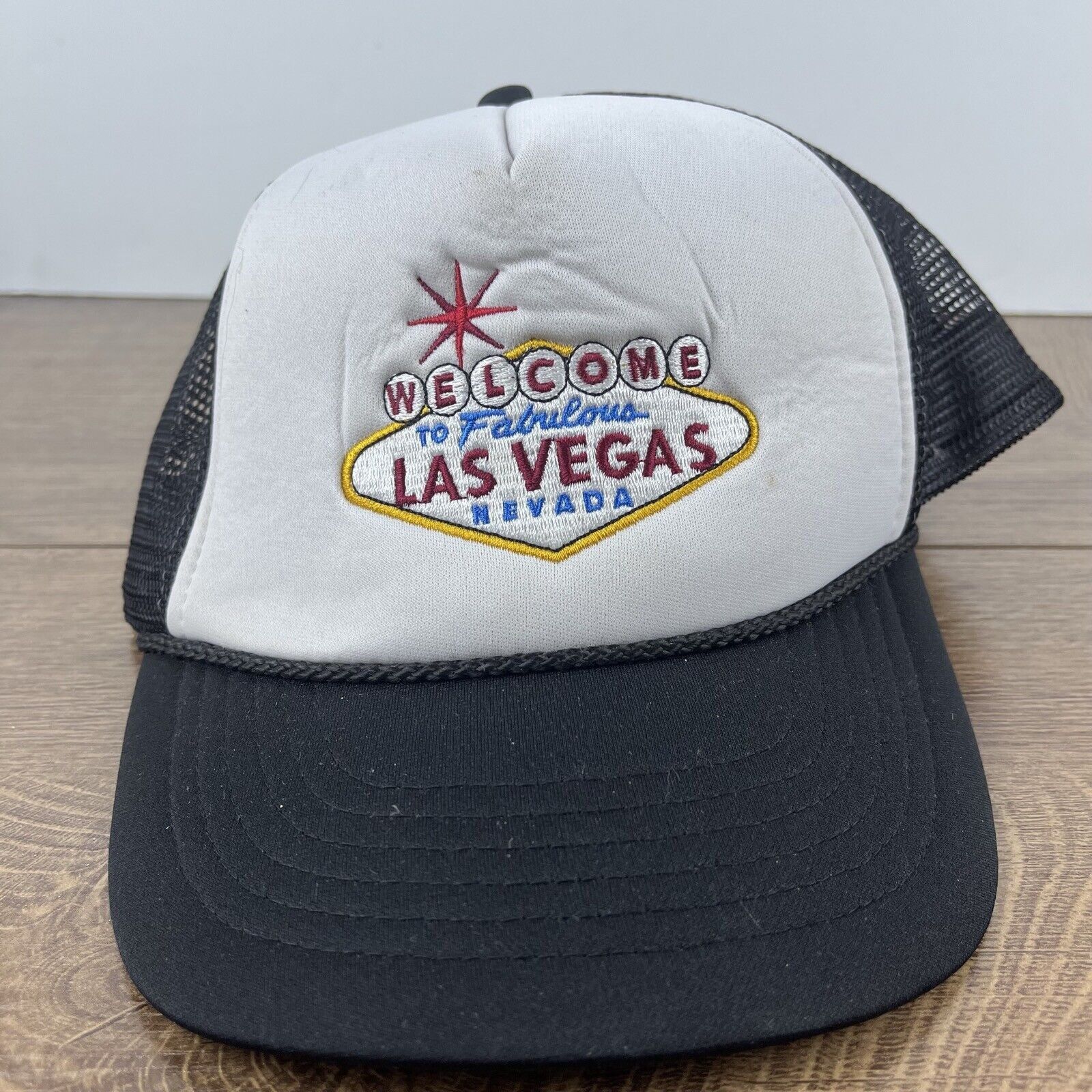 Other Las Vegas Hat Welcome Adjustable Hat White Adjustable Hat Wh Size ONE SIZE - 4 Thumbnail