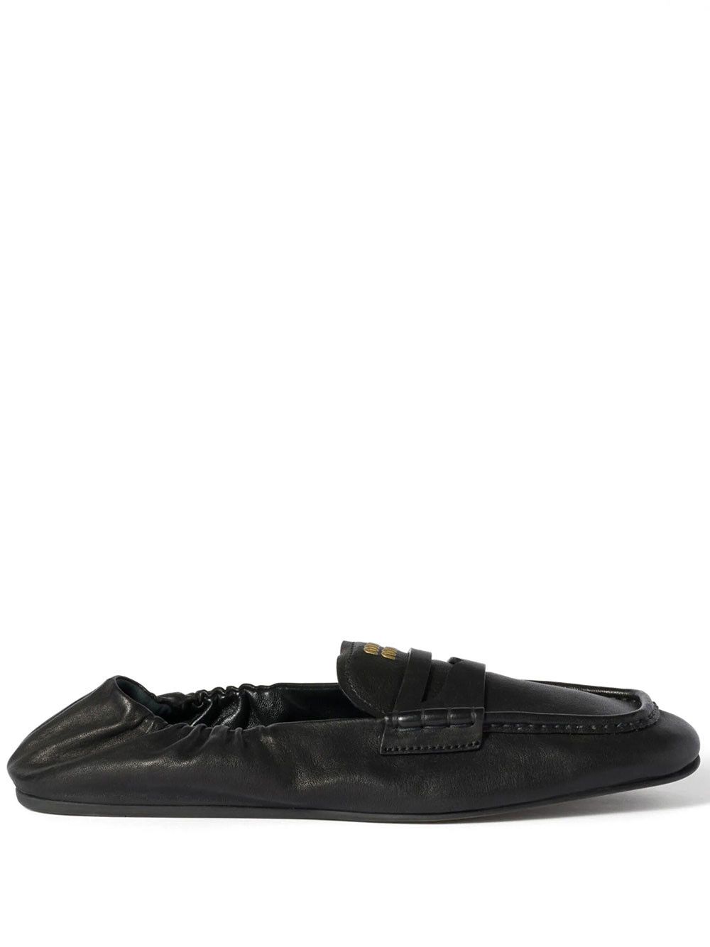 Ruches Nappa Leather Loafers, Women's (Size 6)
