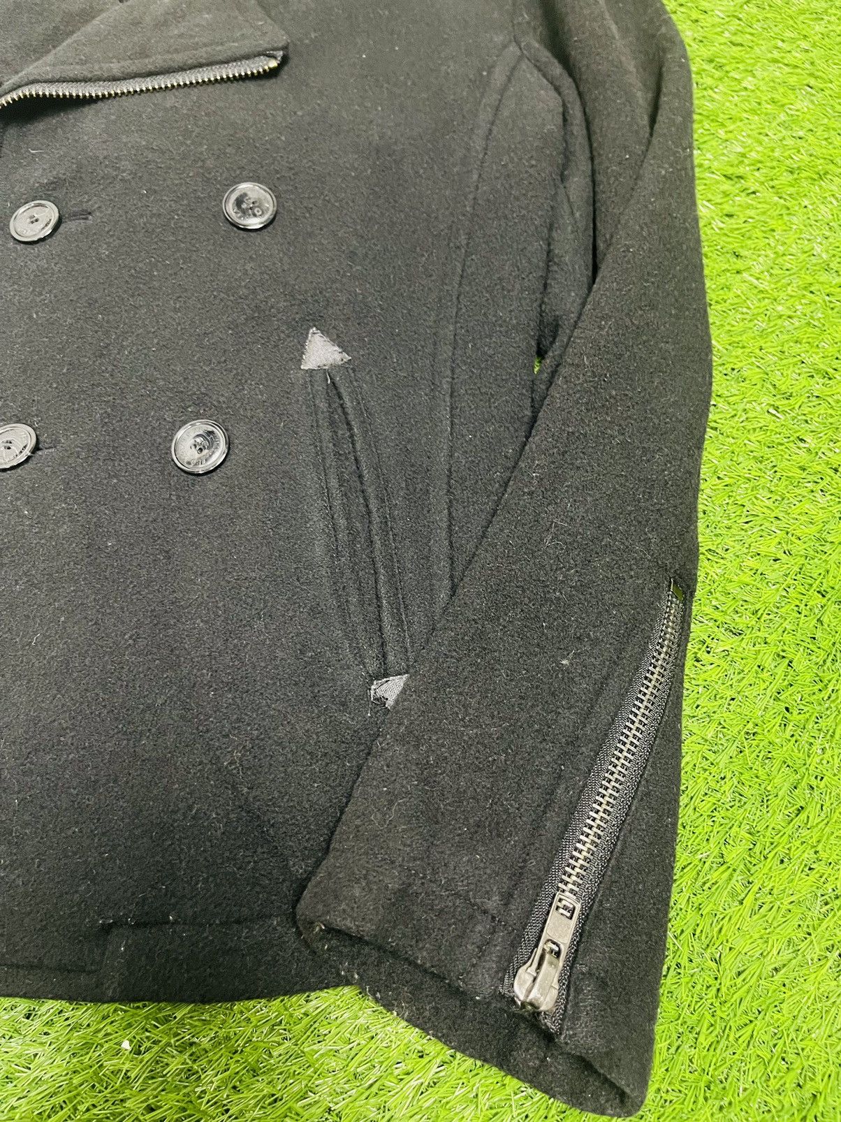 If Six Was Nine × Japanese Brand × Le Grande Bleu (L.G.B.) 291295 Labo Double Collar Wool Jacket (21) Size US M / EU 48-50 / 2 - 9 Thumbnail