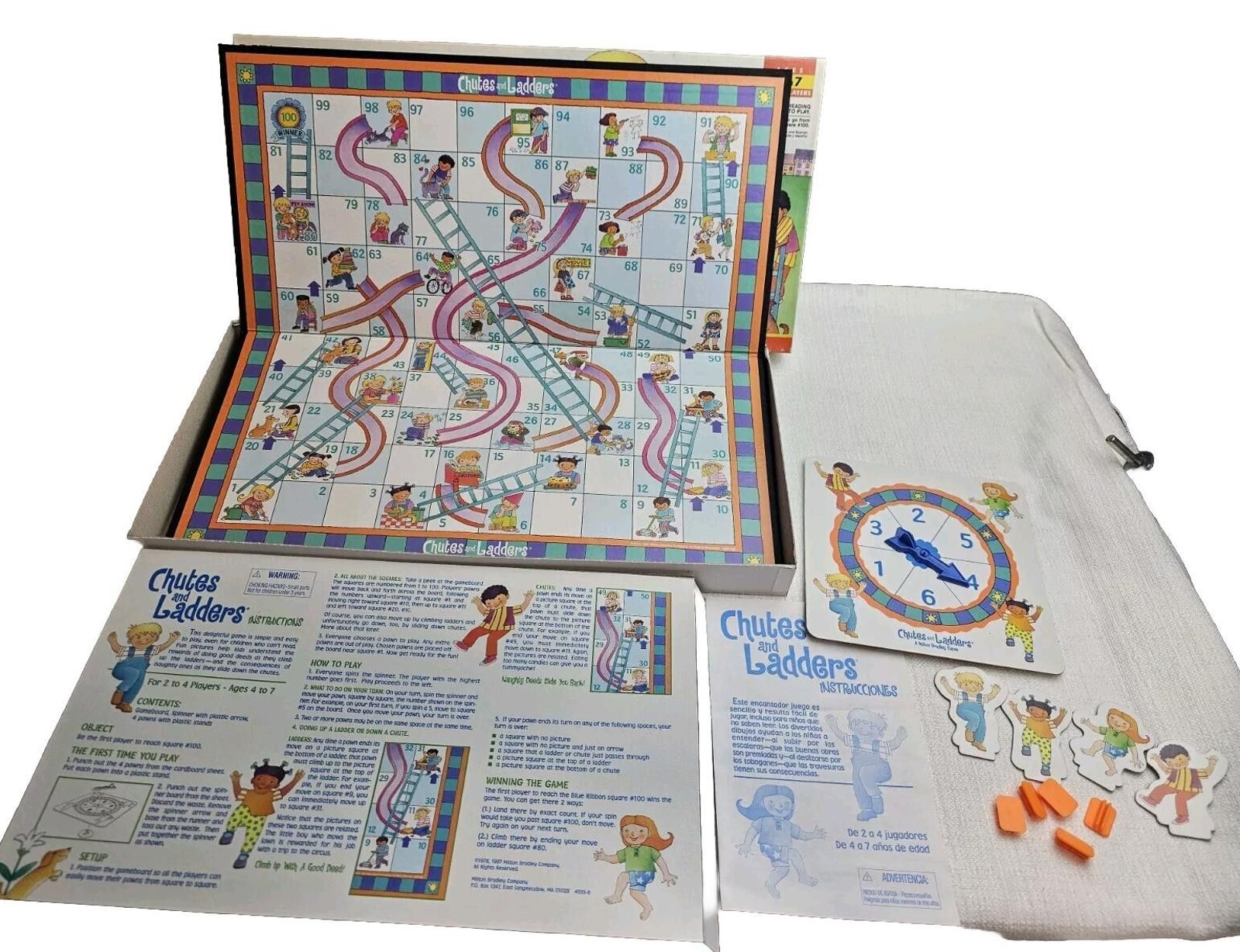 Other VINTAGE MILTON BRADLEY CHUTES AND LADDERS BOARD GAME Size ONE SIZE - 4 Thumbnail