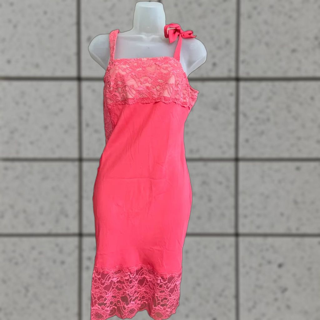 Victoria's Secret Victoria's Secret Gown Nightgown Teddy Coral Nightgown Sexy Size 6 Women Size M / US 6-8 / IT 42-44 - 1 Thumbnail
