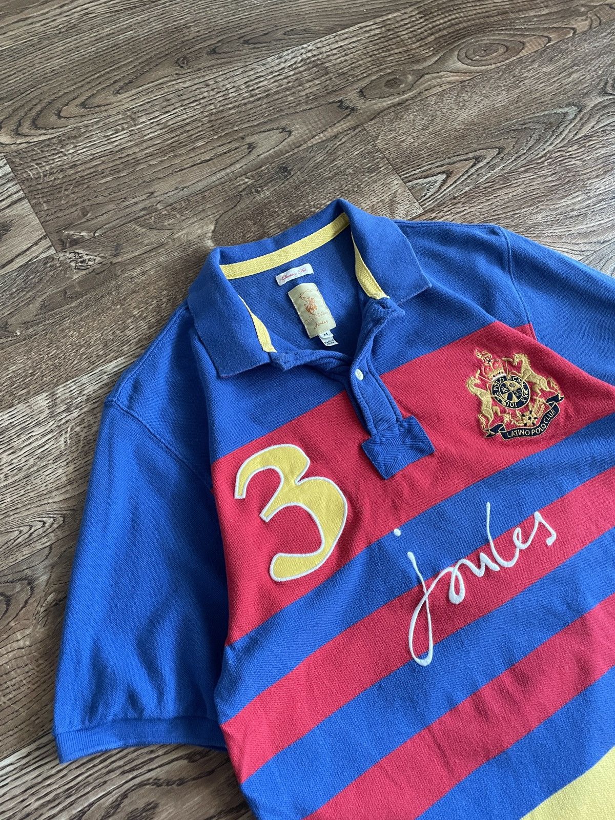 Designer × Polo Ralph Lauren × Vintage Vintage Latino Polo Ralph Lauren Style Blue Polo Shirt Size US M / EU 48-50 / 2 - 3 Thumbnail