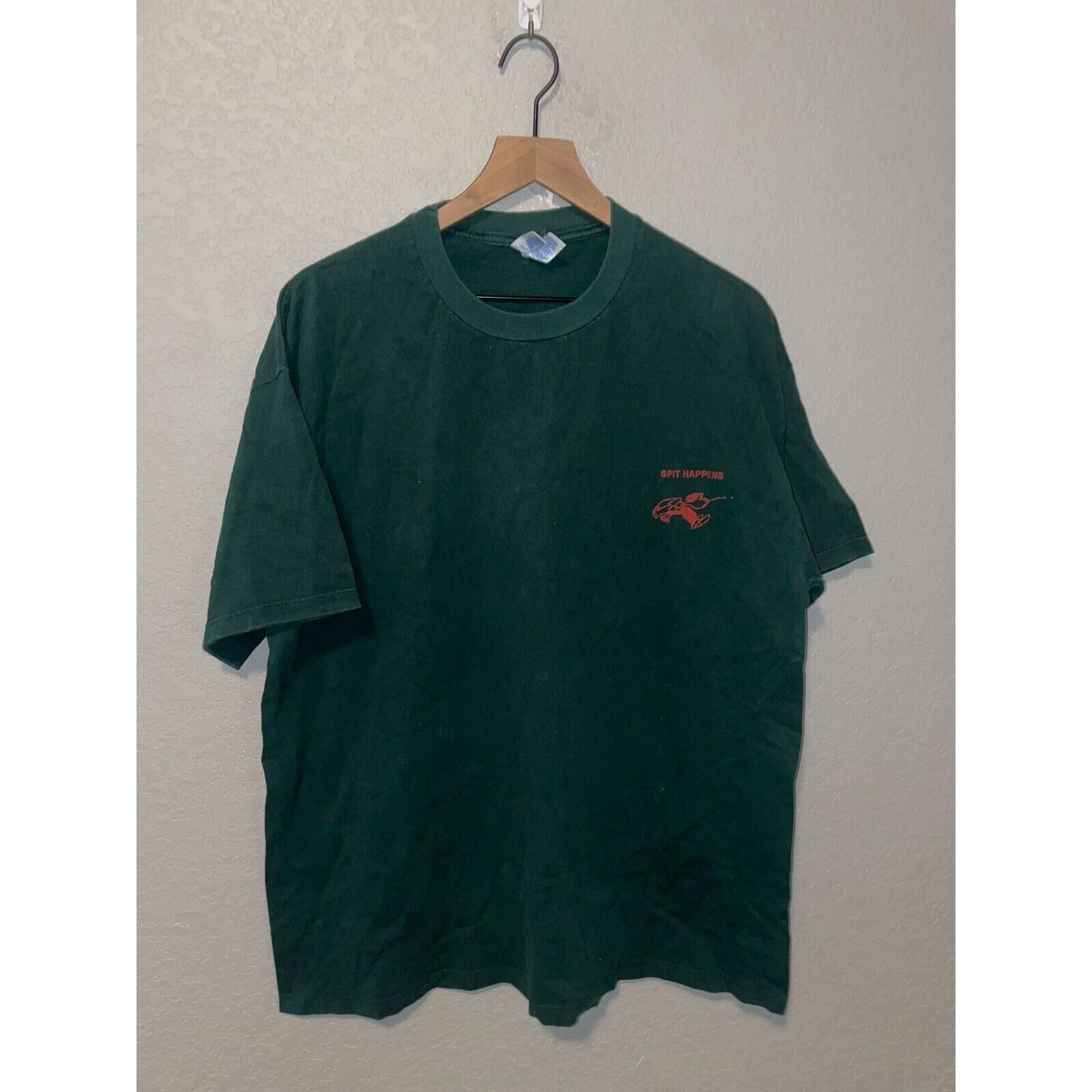 Jerzees 1997 Spit Happens Cherry Pit Spitting Contest Shirt 90s XL Size US XL / EU 56 / 4 - 1 Thumbnail