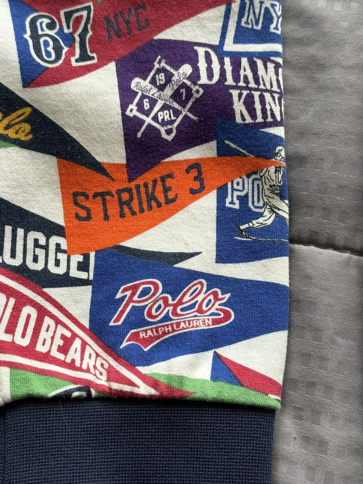 Polo Ralph Lauren rl polo sweater baseball team flags Size US M / EU 48-50 / 2 - 3 Thumbnail
