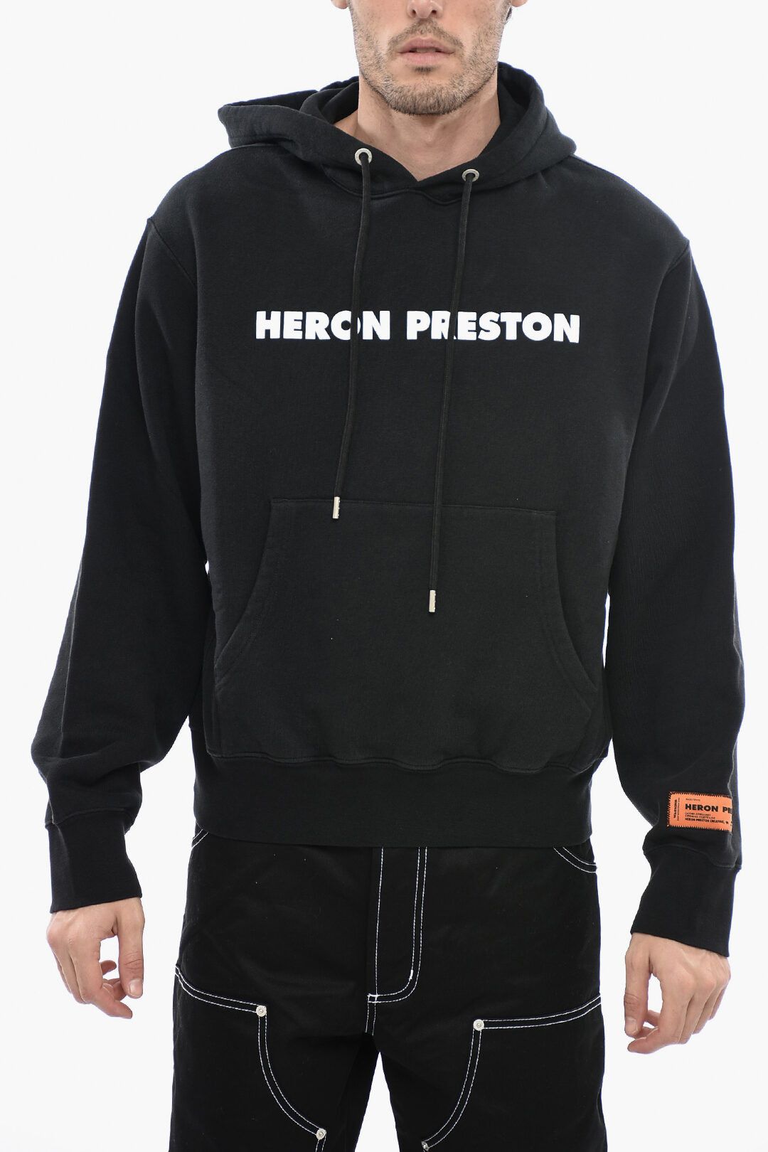 image of Heron Preston Og1Mm0424 Hoodie In Black, Men's (Size Small)