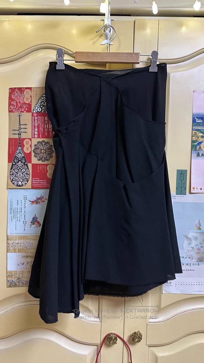 Junya Watanabe Junya Watanabe size S Black Asymmetrical Skirt Size 23" - 1 Thumbnail